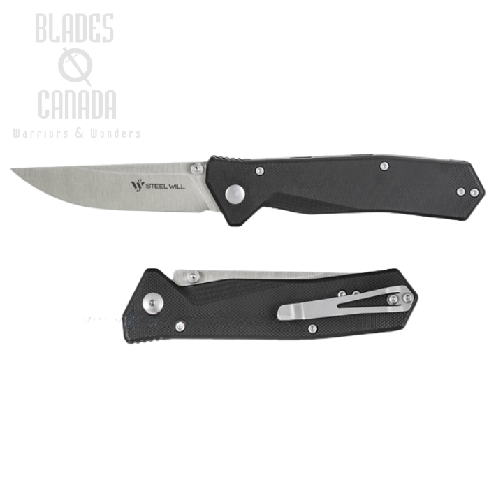Steel Will Daitengu Folding Knife, D2 Steel, G10 Black, F11-01